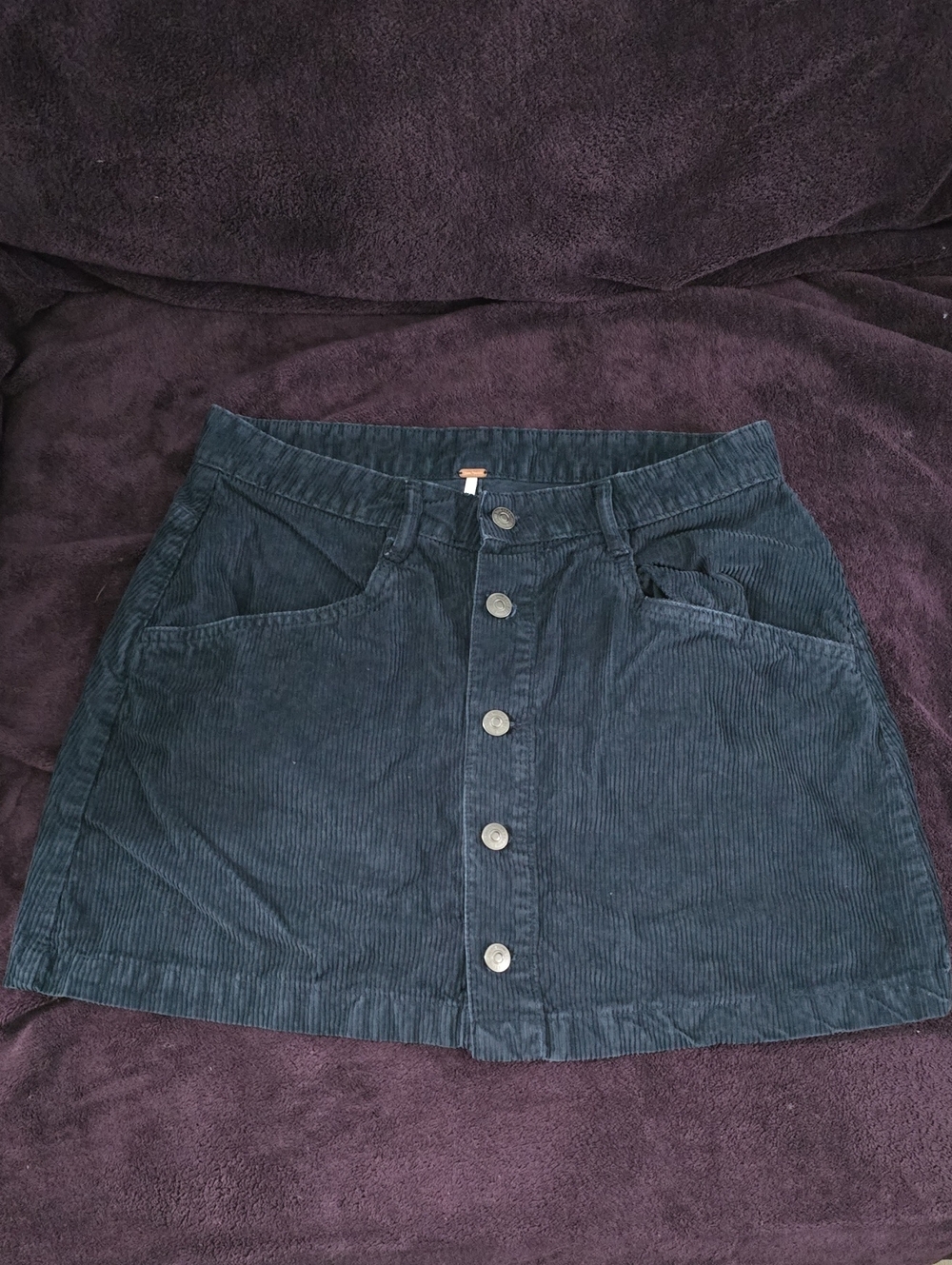 Free People Corduroy Mini Skirt
